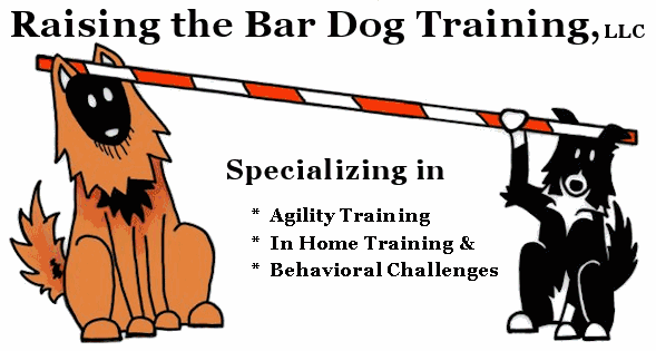 Raising the Bar Dog Training Logo